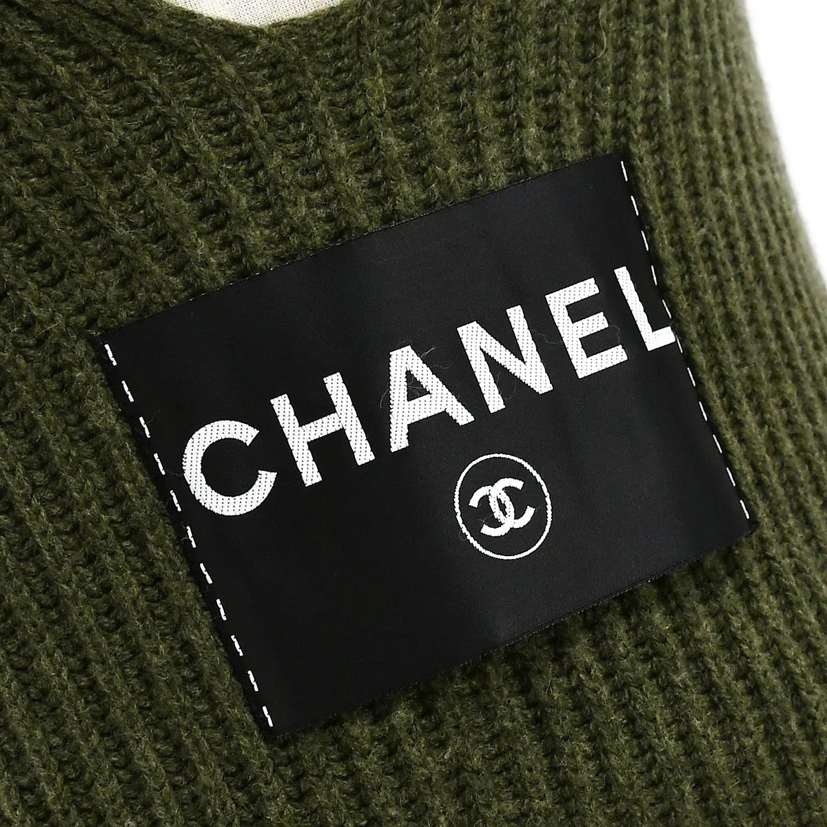 Chanel 2008 Cruise logo patch knitted dress #34