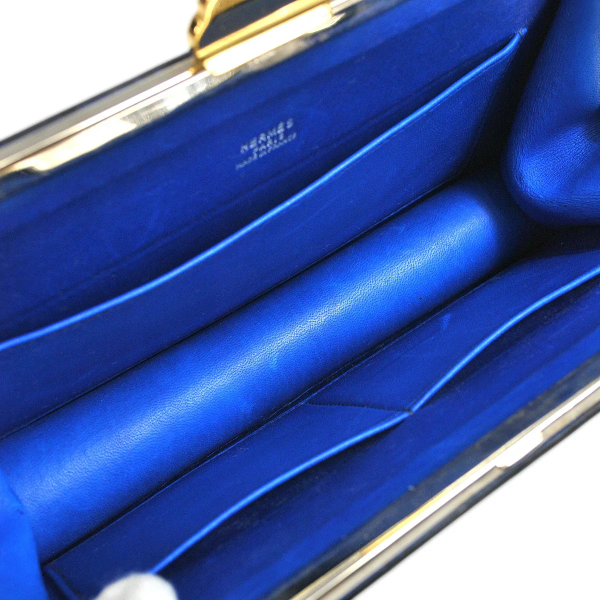 Hermes Sac A Malice Blue Box Calf