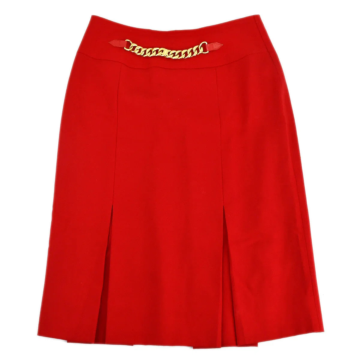 Celine Chain Detail Midi Skirt #36