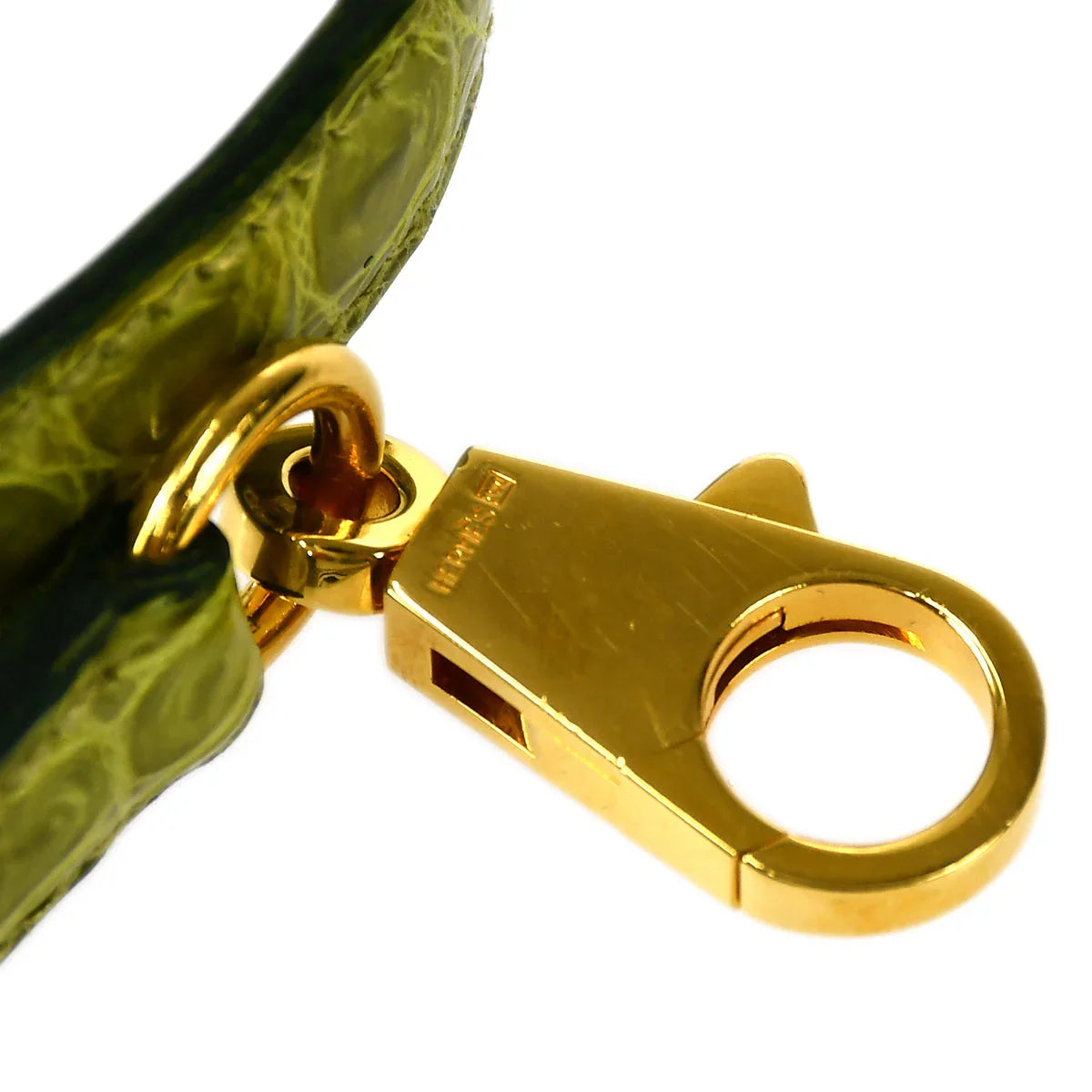 Hermes * Shoulder Strap for Kelly Porosus Anis Green