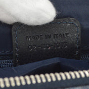 Christian Dior 2005 John Galliano Flight Trotter Handbag Navy
