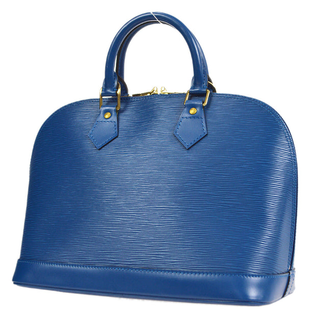 Louis Vuitton Toledo Blue EPI Leather Alma PM Bag