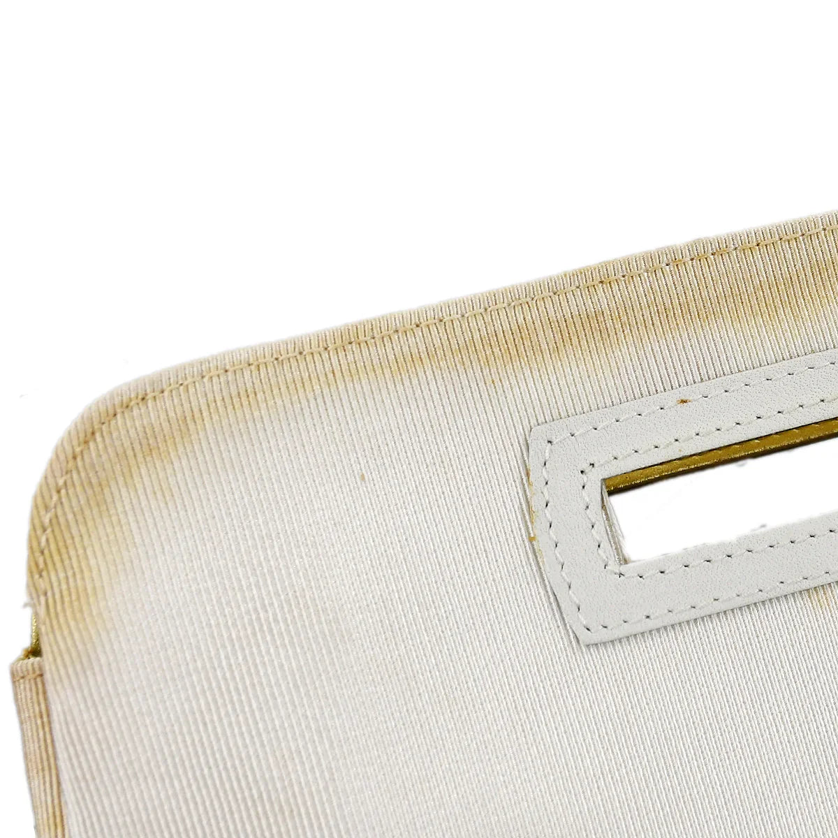 Salvatore Ferragamo Gancini Chain Shoulder Bag Clear Plastic