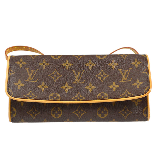 Louis Vuitton Pochette Twin GM M51852 Monogram Canvas 2way