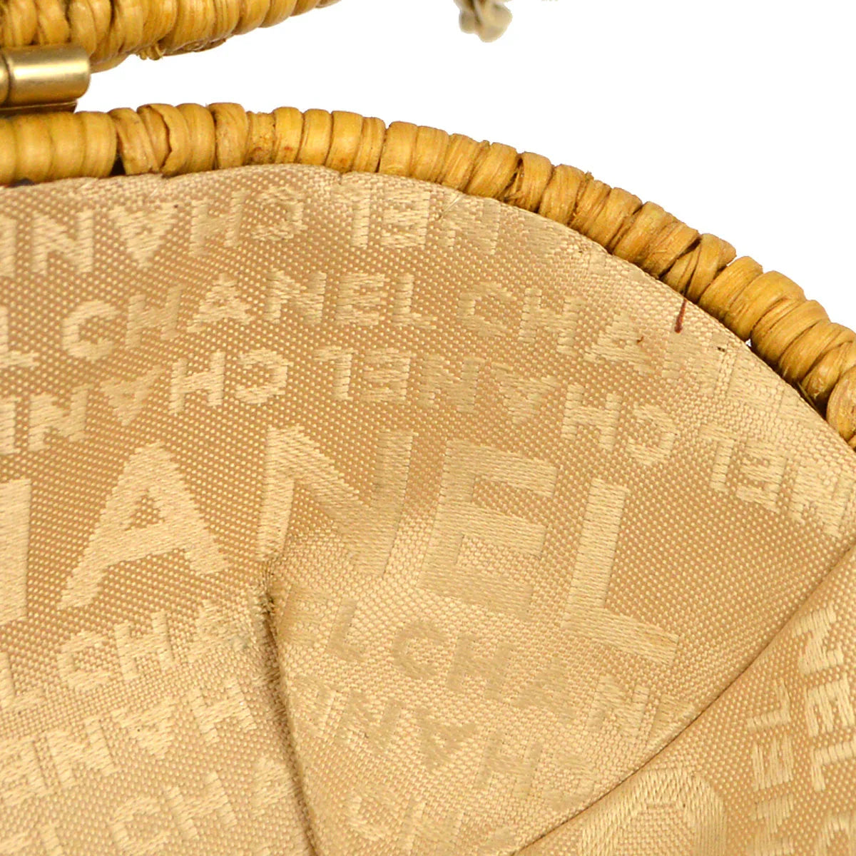 Chanel * 2004-2005 Heart Rattan Basket Chain Shoulder Bag
