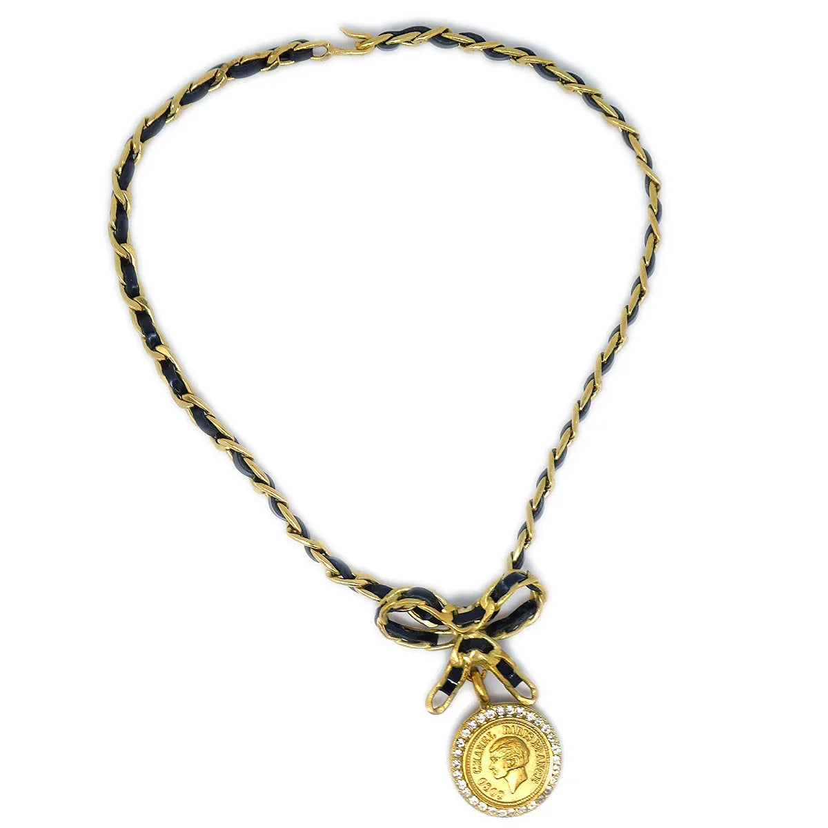 Chanel 1995 Bow Medallion Choker