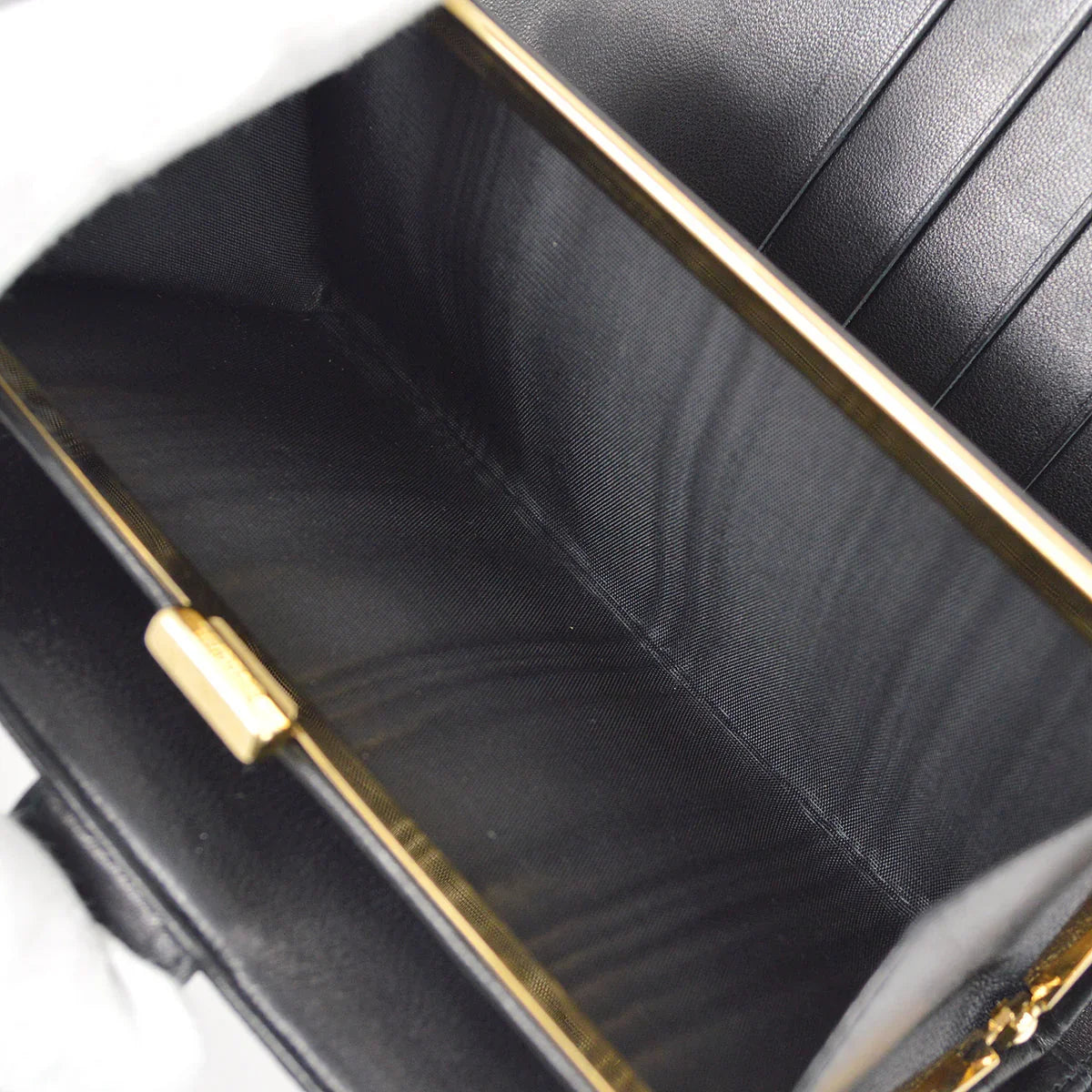 Chanel 2003-2004 Long Wallet Black Caviar