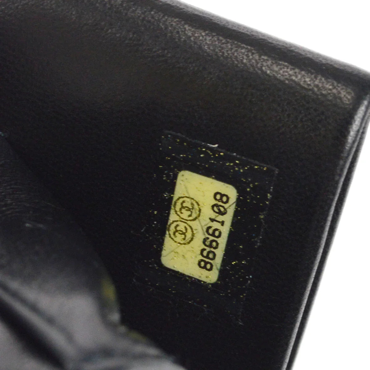 Chanel 2003-2004 Long Wallet Black Caviar
