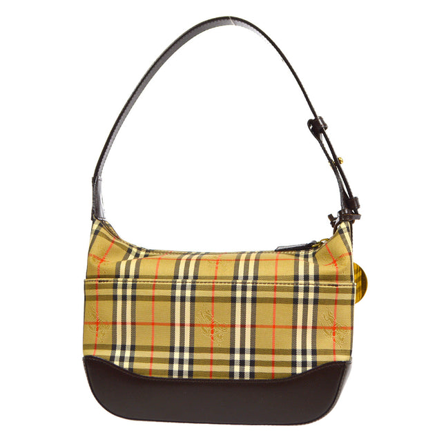 pouch in Vintage Check print fabric - Beige