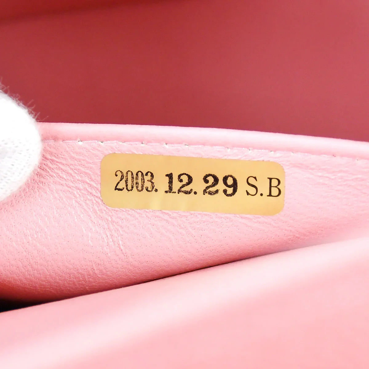 Chanel 2003-2004 Classic Double Flap Medium Pink Caviar