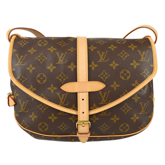 30 monogram canvas saumur louis