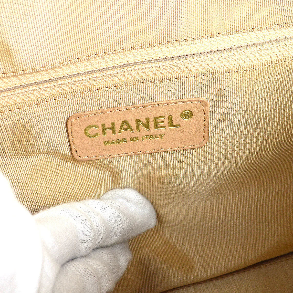 香奈儿(Chanel)2003-2004保龄球37米色鱼子酱