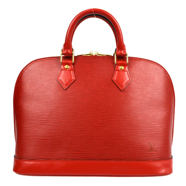 Louis Vuitton Red EPI Alma PM