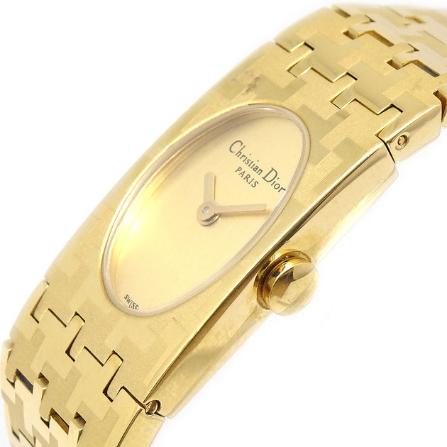 Christian Dior クリスチャンディオール D70-150 ゴールド - 腕時計