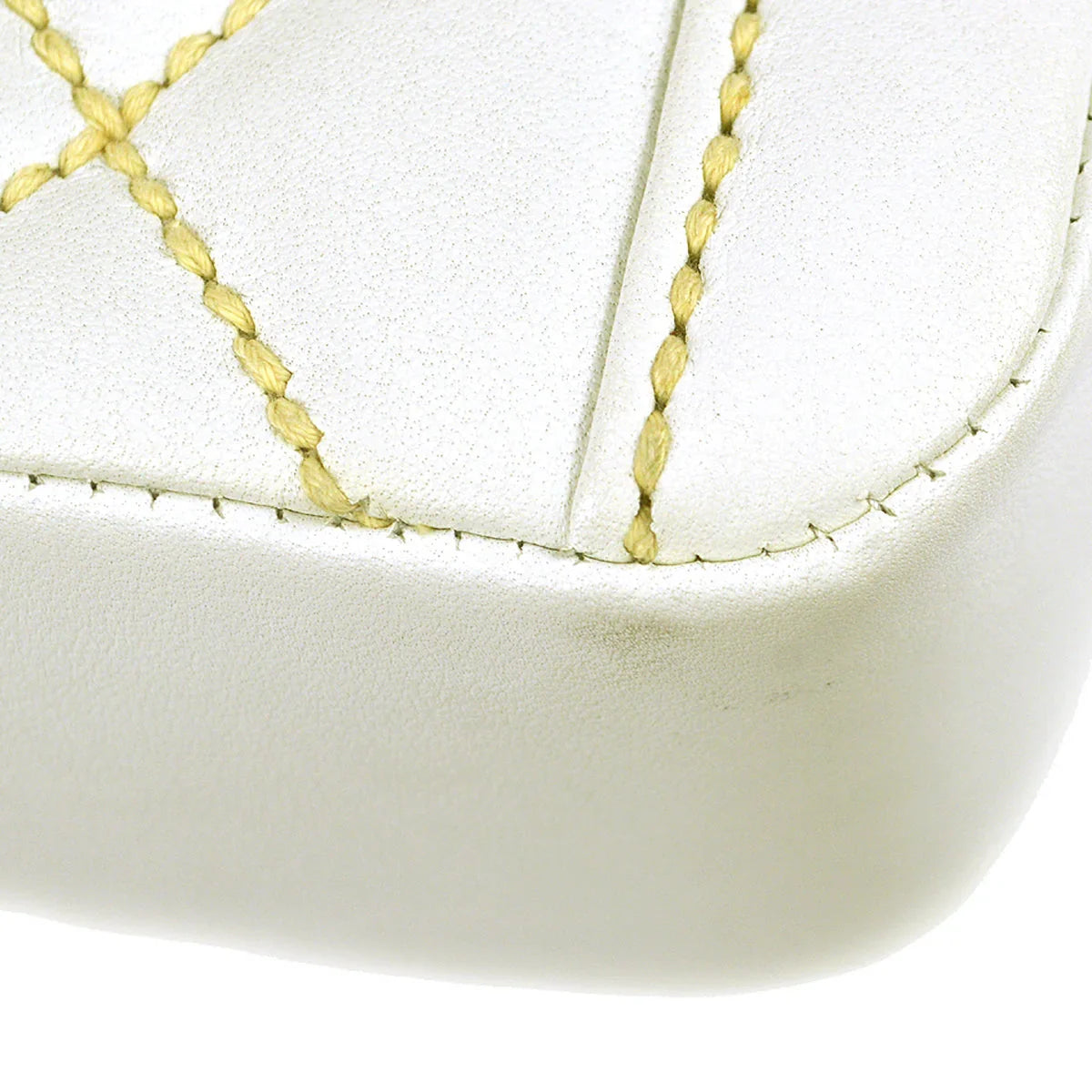 Chanel 2004-2005 * Wild Stitch Handbag White Calfskin