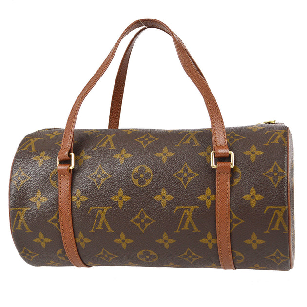 LOUIS VUITTON Monogram Papillon 26 Hand Bag Vintage Authentic 