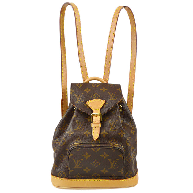 Louis Vuitton mini Montsouris backpack in monogram canvas Brown