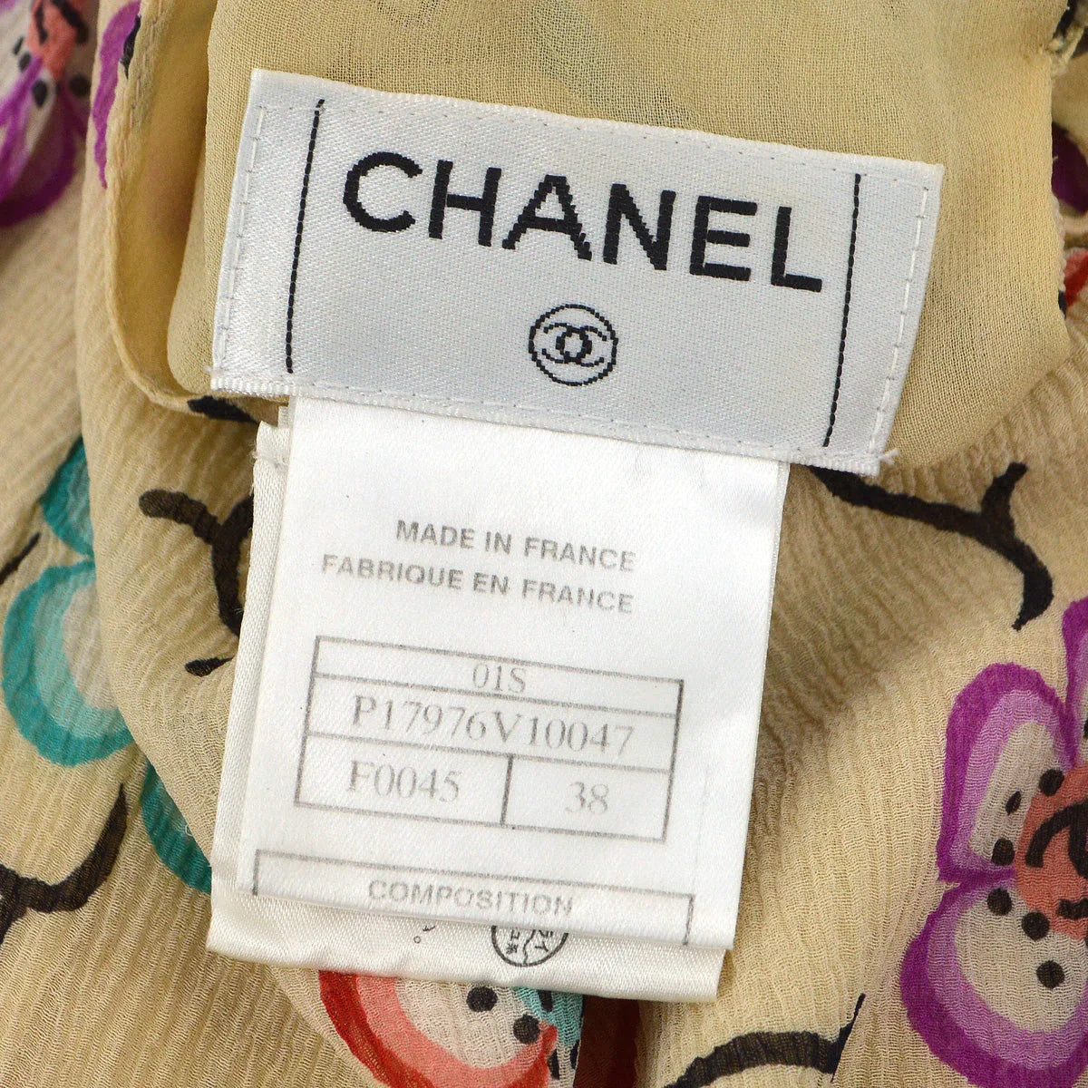 Chanel 2001 High-Summer CC Floral Pattern T-shirt #38