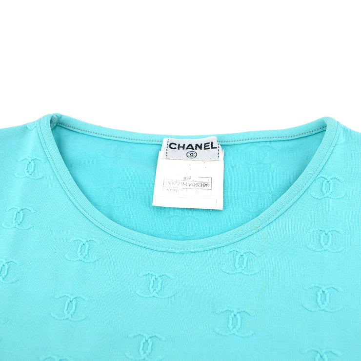 Chanel spring 1997 CC logo-embroidered cropped T-shirt #40