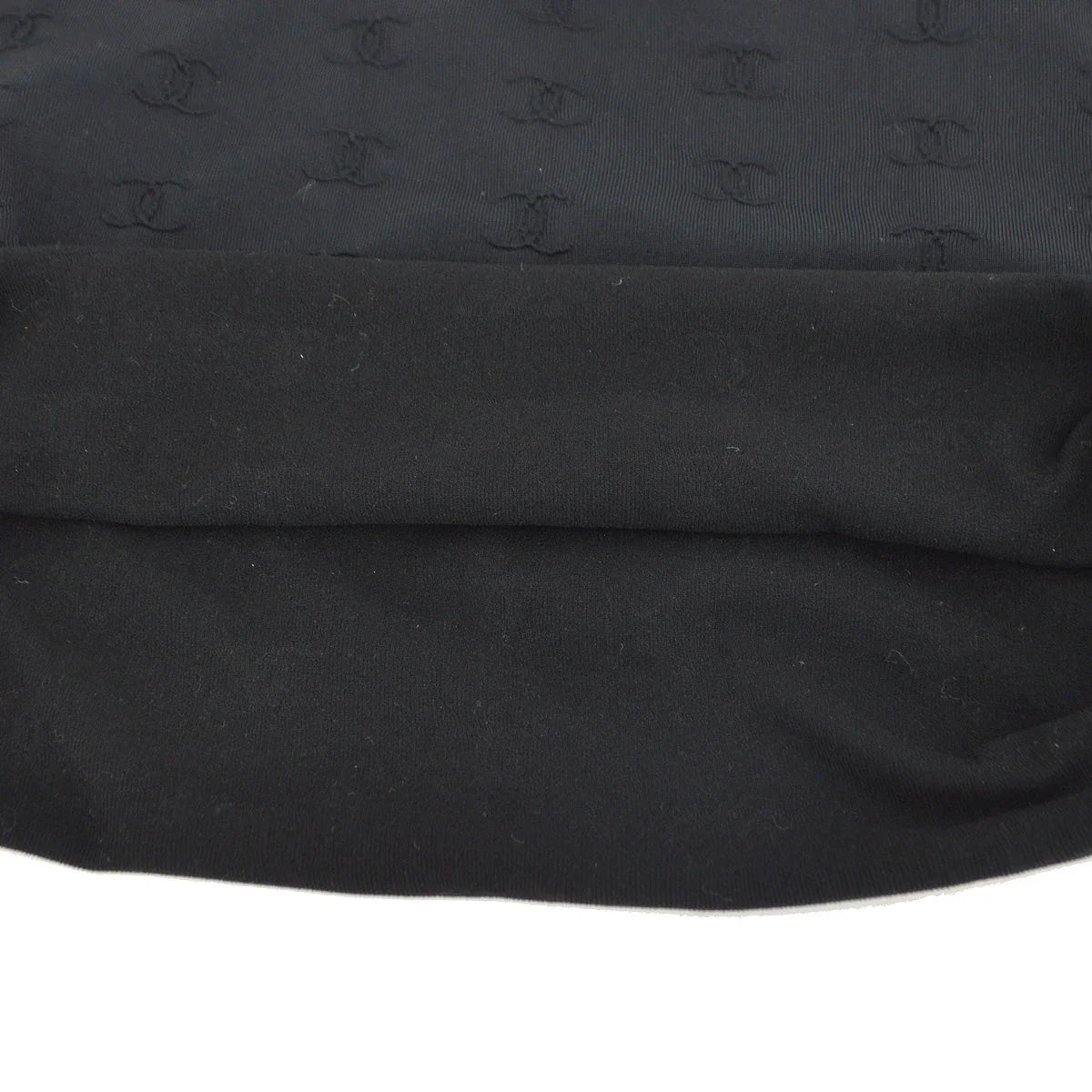 Chanel 1997 Spring CC logo-embroidered cropped T-shirt #42