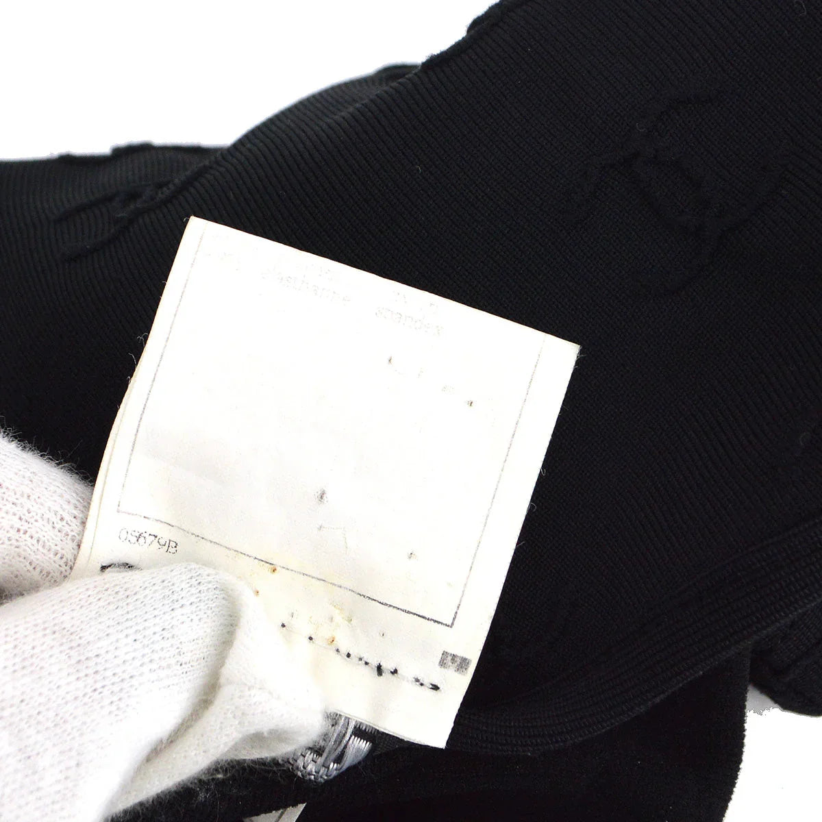 Chanel 1997 Spring CC logo-embroidered cropped T-shirt #42