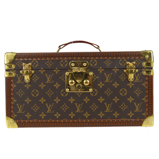 Louis Vuitton Monogram Canvas Cosmetic Vanity Travel Trunk Case