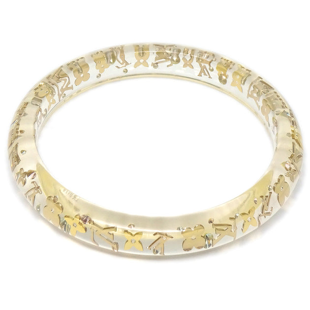 vuitton clear resin bangle