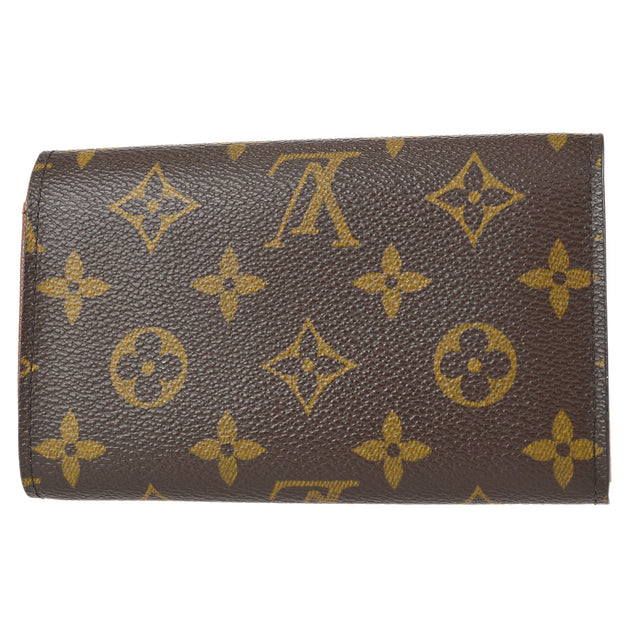 Authentic Louis Vuitton Classic Monogram Canvas Tresor Wallet