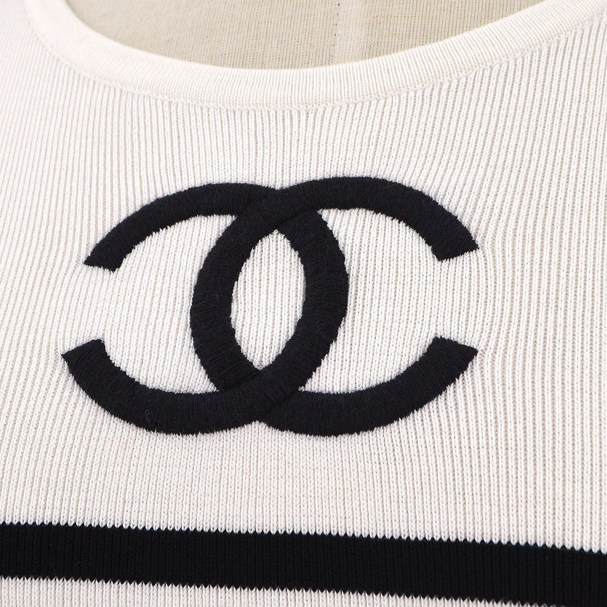 Chanel CC striped dress #40