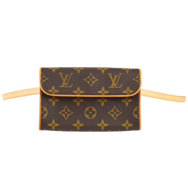 LOUIS VUITTON Monogram Canvas Florentine Small Pochette Belt Bag