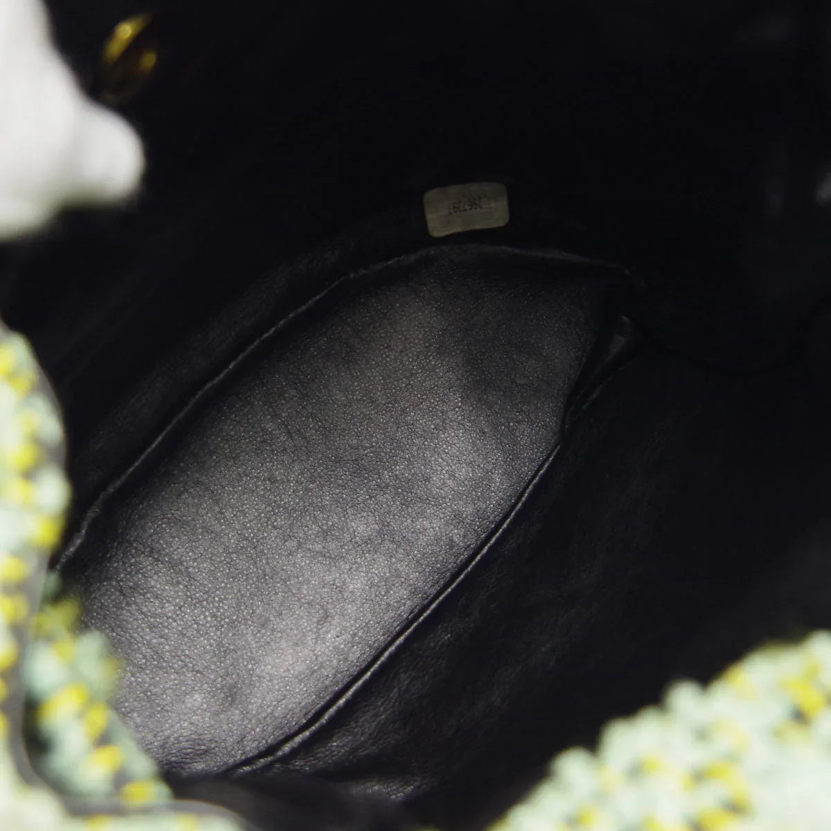 Chanel * 1994 Duma Backpack Large Green Tweed