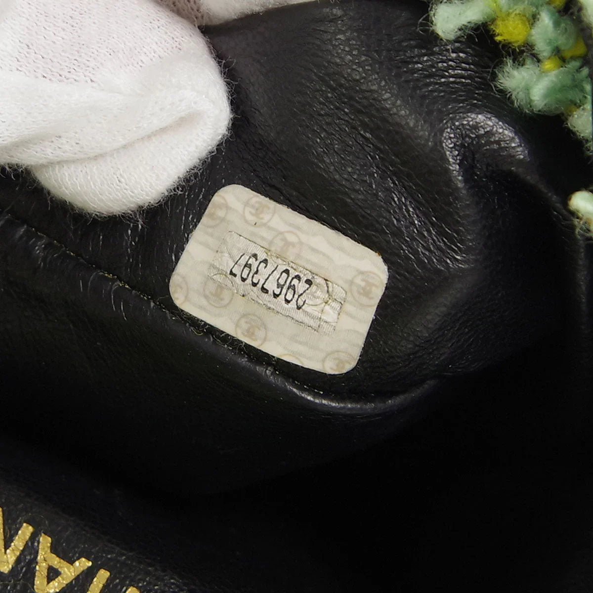Chanel * 1994 Duma Backpack Large Green Tweed