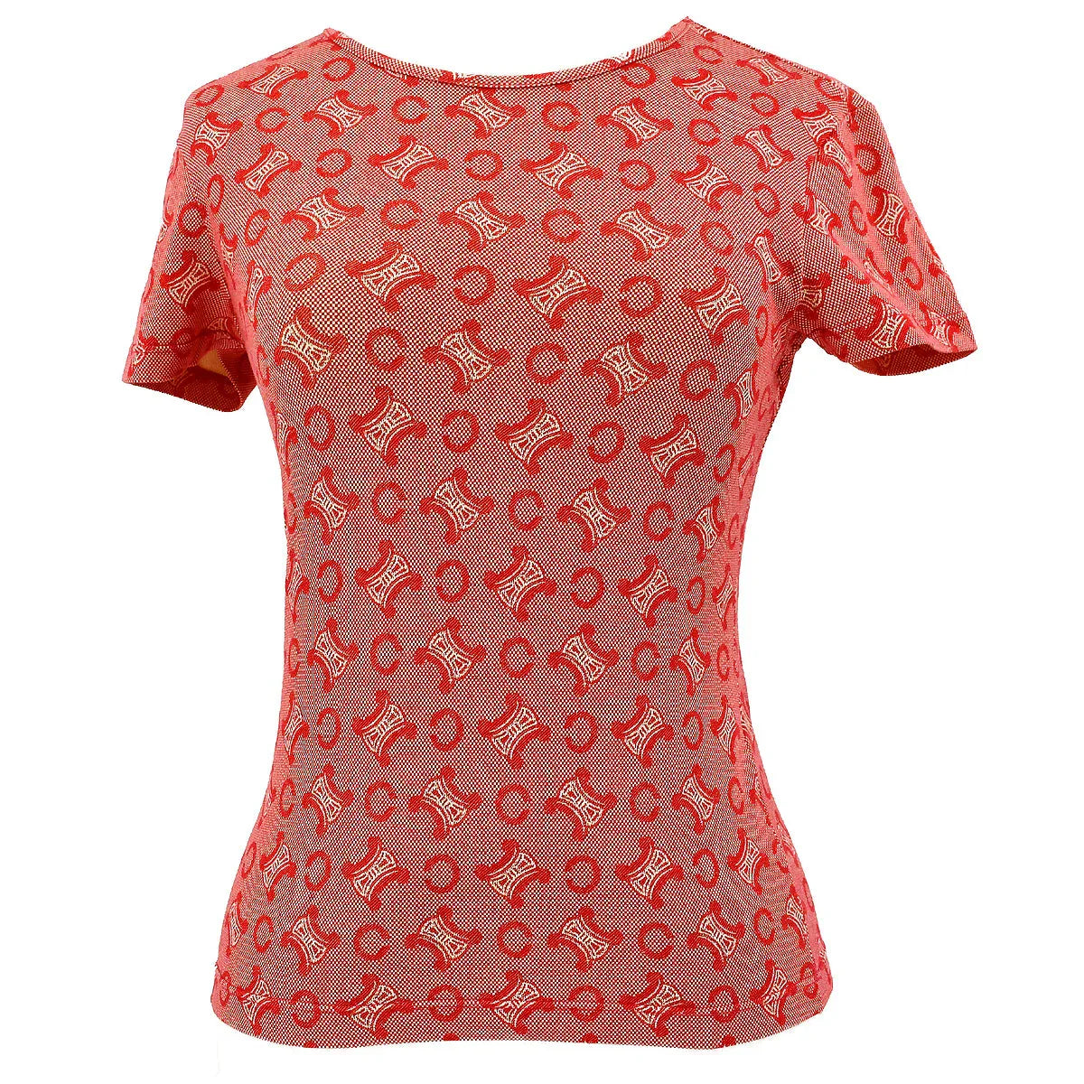 Celine 2000s C Macadam T-shirt Red #S