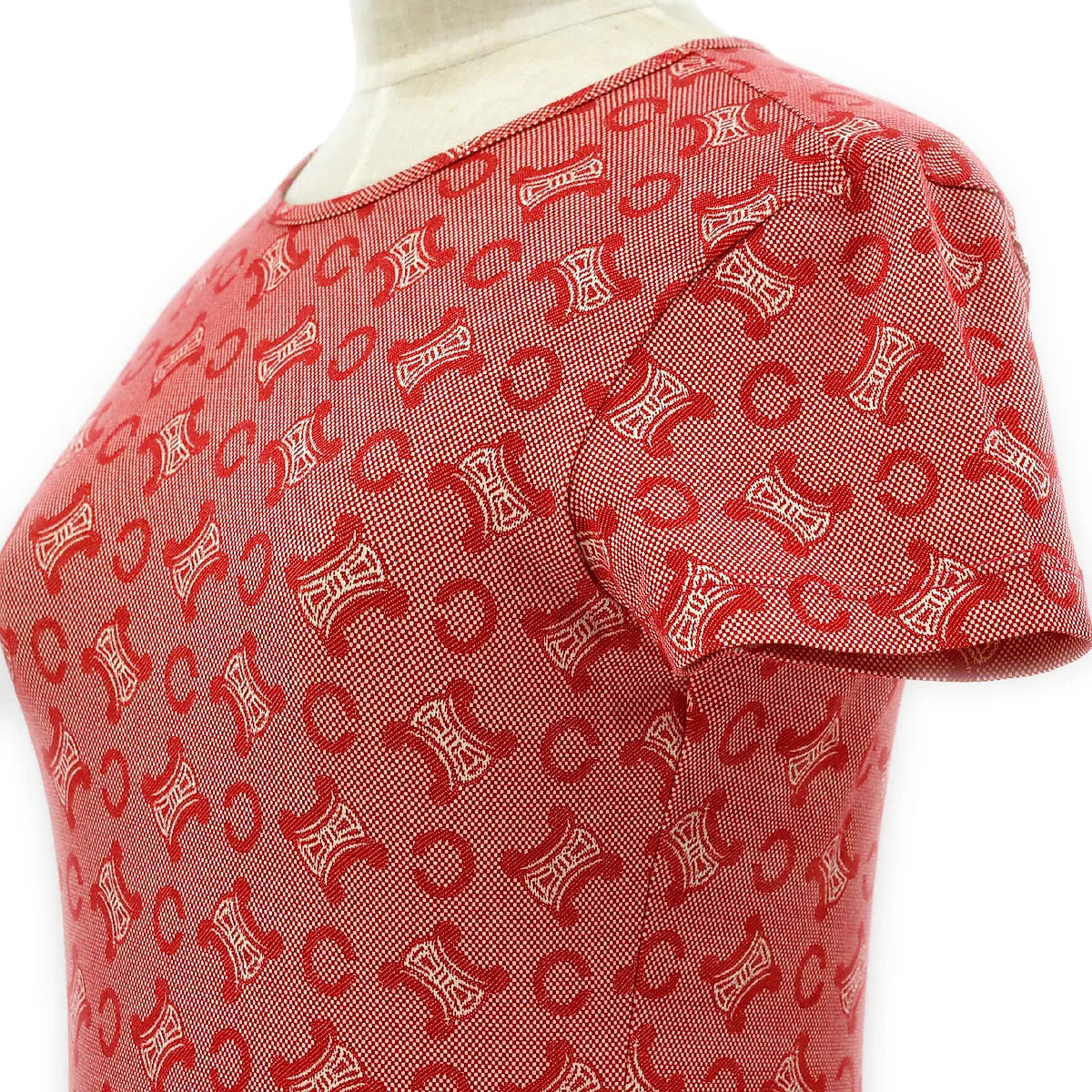 Celine 2000s C Macadam T-shirt Red #S