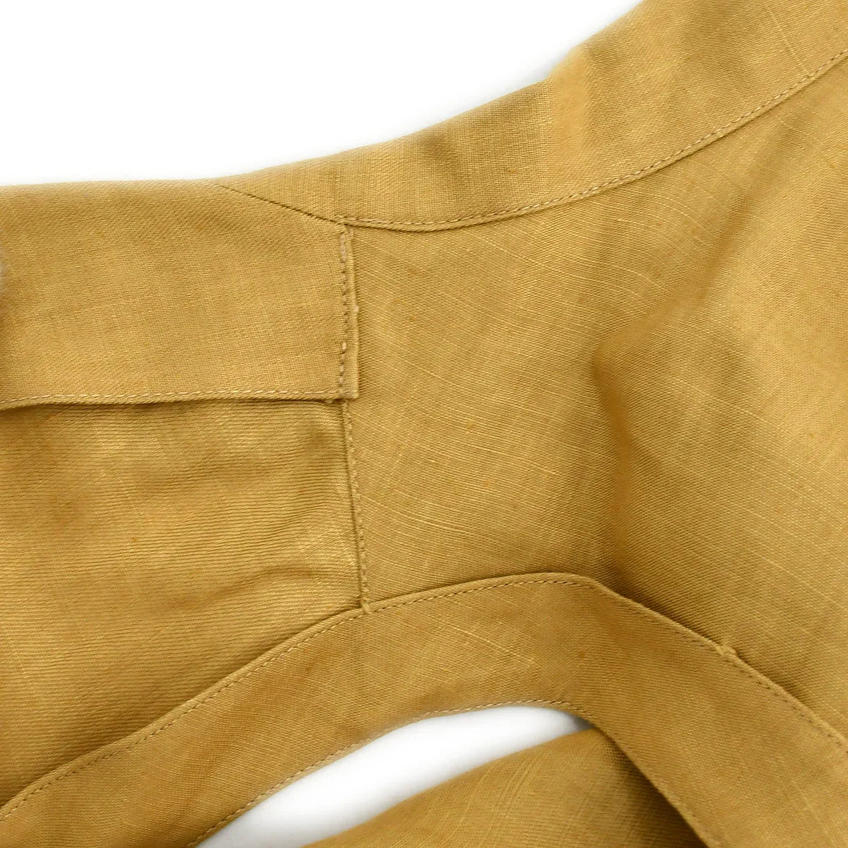 Chanel button-front linen waistcoat #38