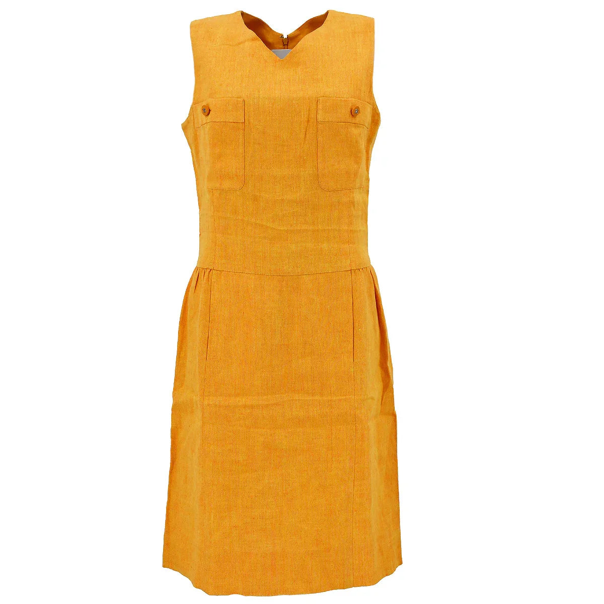 Chanel 1996 Linen Sleeveless Dress #36
