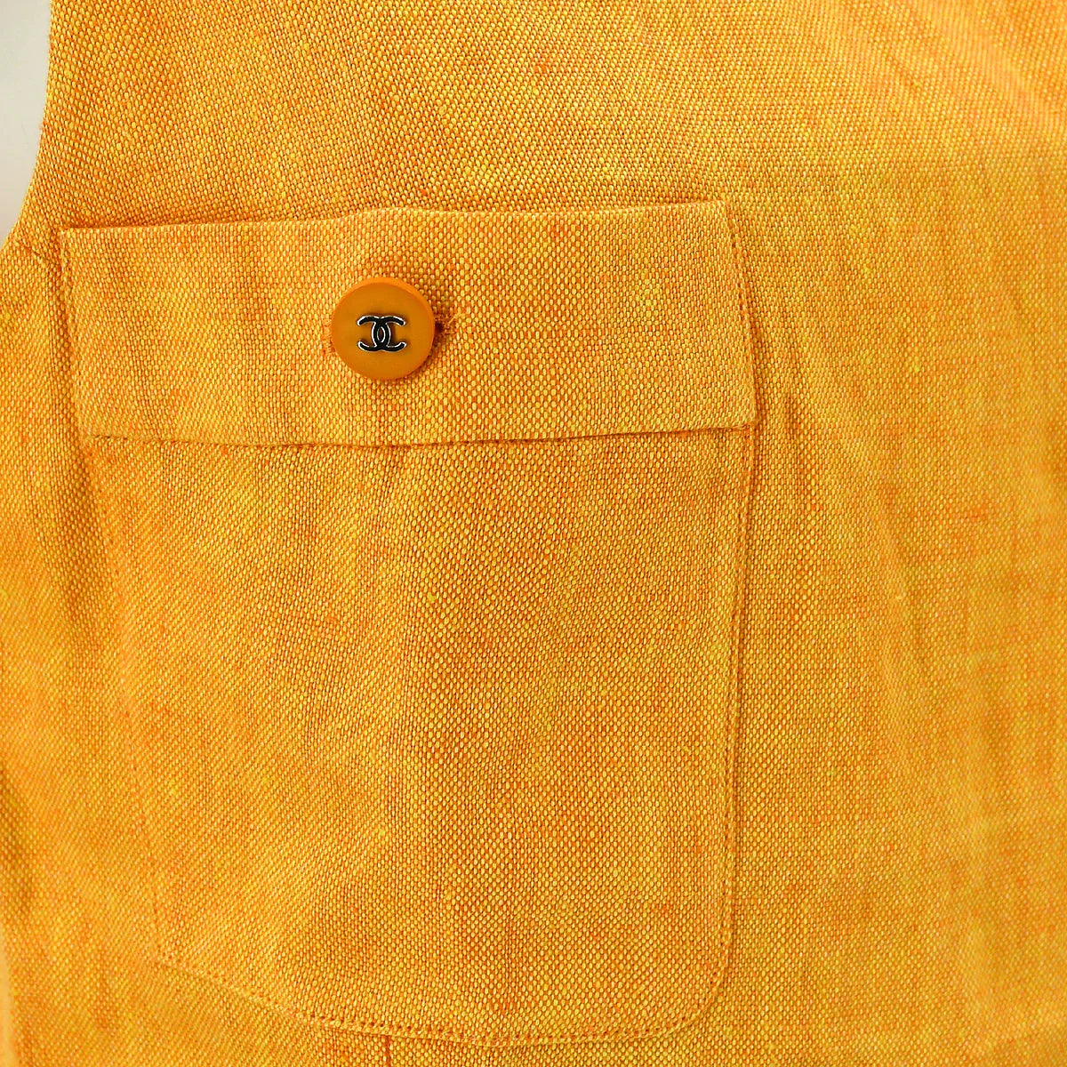 Chanel 1996 Linen Sleeveless Dress #36