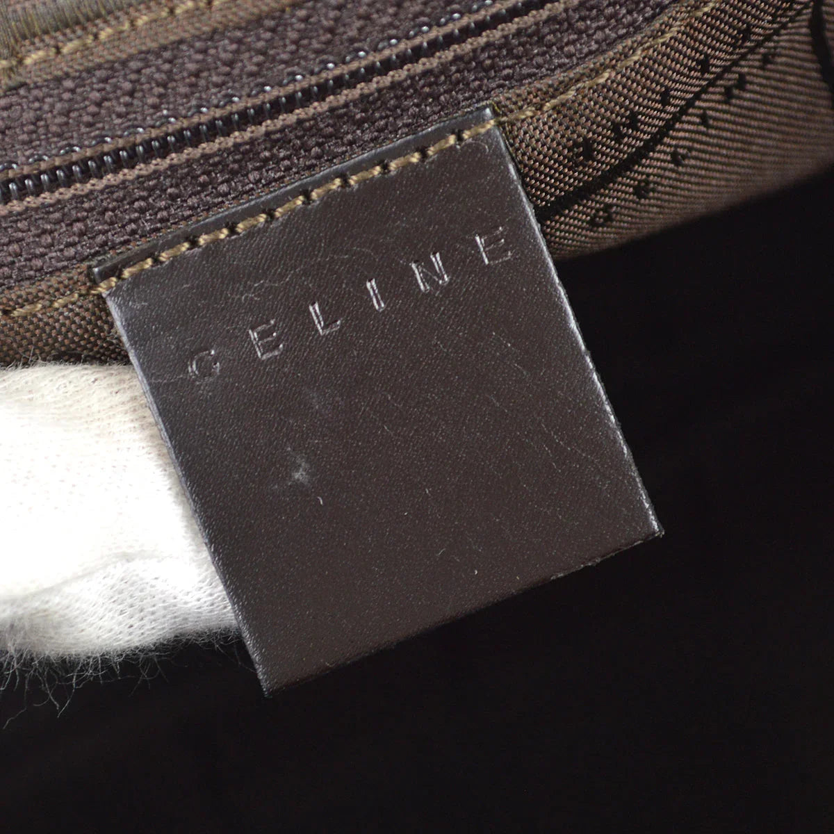 Celine * C Macadam Shoulder Bag Pony Hair
