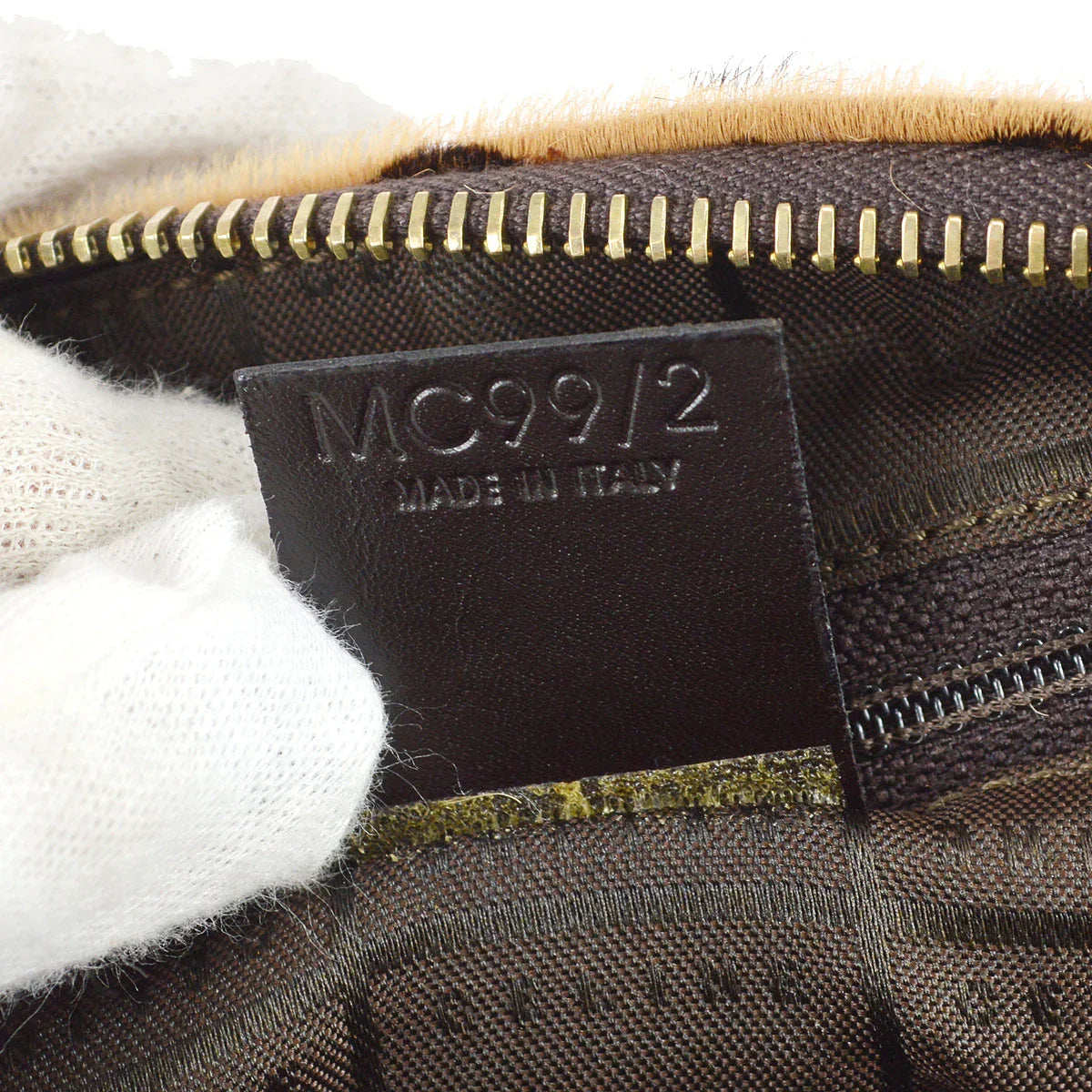 Celine * C Macadam Shoulder Bag Pony Hair