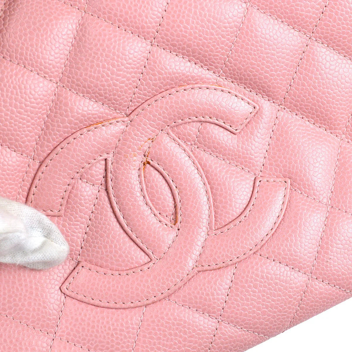Chanel 2003-2004 Petite Timeless Tote PTT Pink Caviar