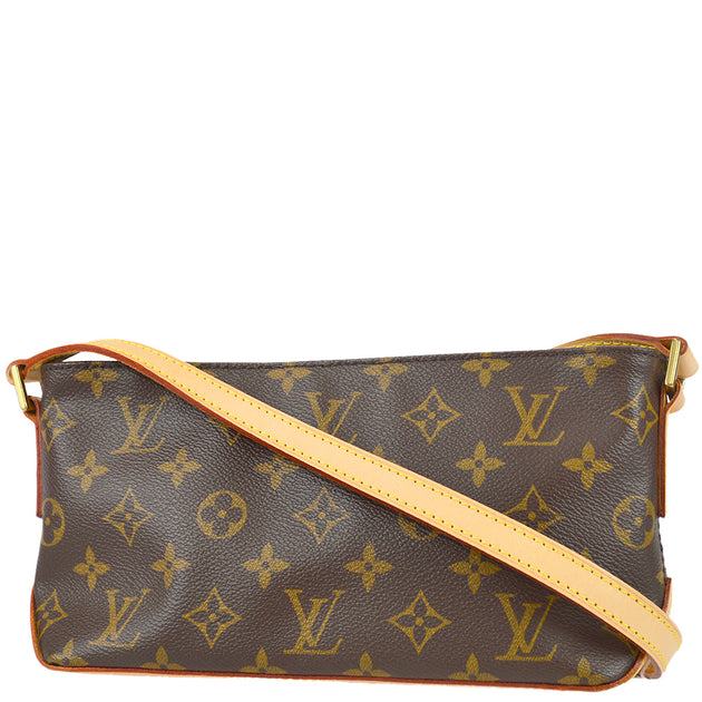 Louis Vuitton Trotteur Monogram Canvas Shoulder Pochette Bag