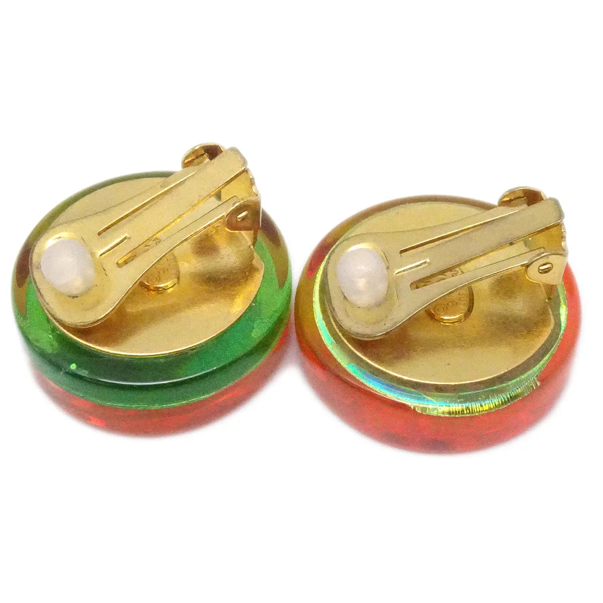 Chanel Button Earrings Clip-On 97A