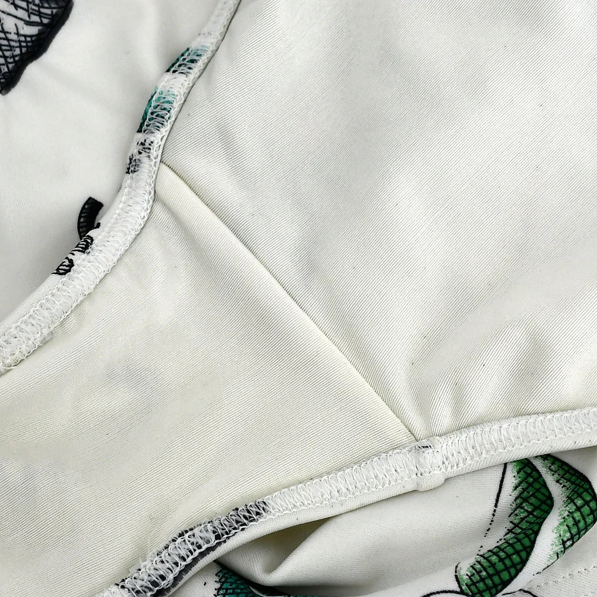 Chanel * Spring 1997 Icons Pattern Swimwear Swimsuit White #40