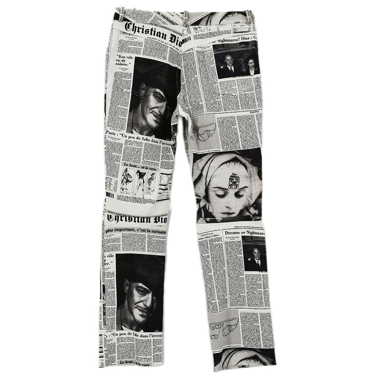 Christian Dior * Fall 2000 John Galliano Newspaper Pants #38