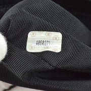 Chanel 1996-1997 Triple CC Shoulder Tote Bag Black Caviar