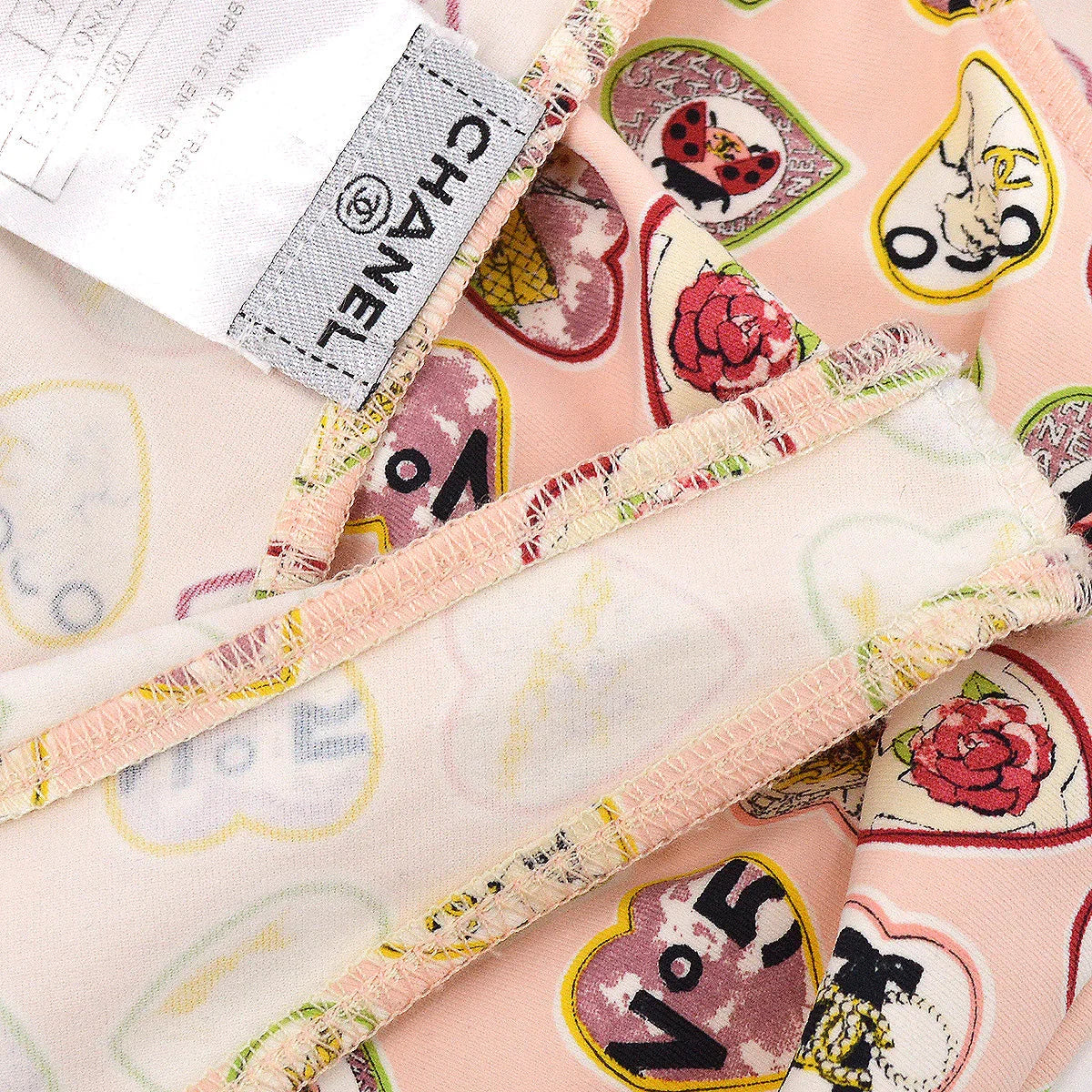 Chanel 2006 Valentine Heart Print Dress #38