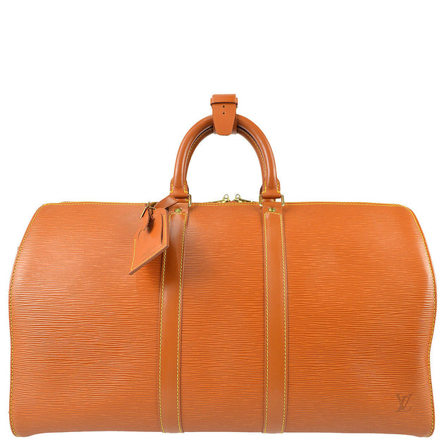 Louis Vuitton Keepall Bandouliere 55 Duffle Travel Handbag Monogram M4 –  AMORE Vintage Tokyo