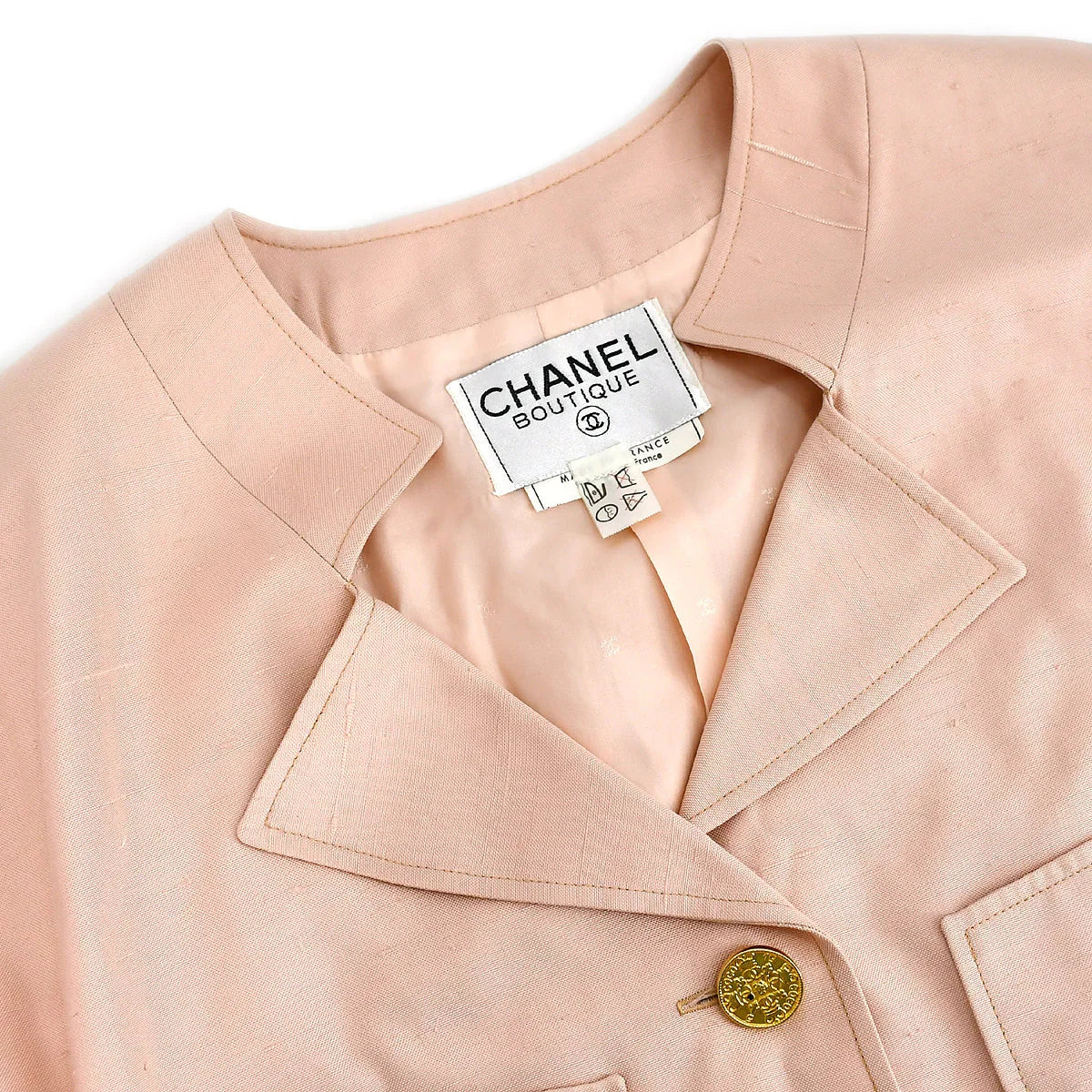 Chanel 1981 Silk Skirt Suit #42