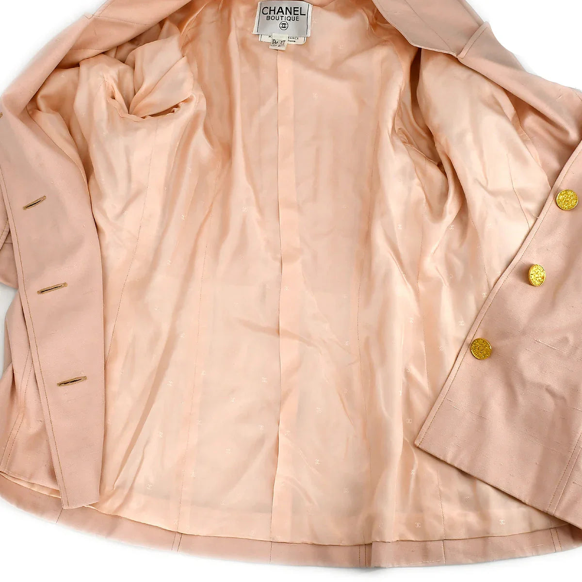 Chanel 1981 Silk Skirt Suit #42