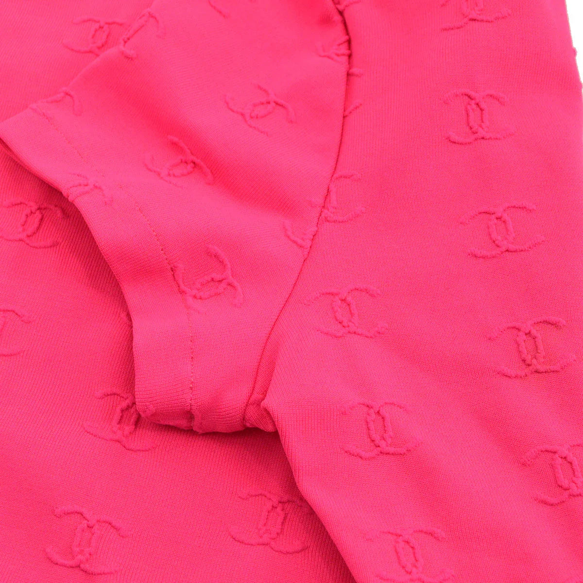 Chanel 1997 CC logo-embroidered cropped T-shirt #40